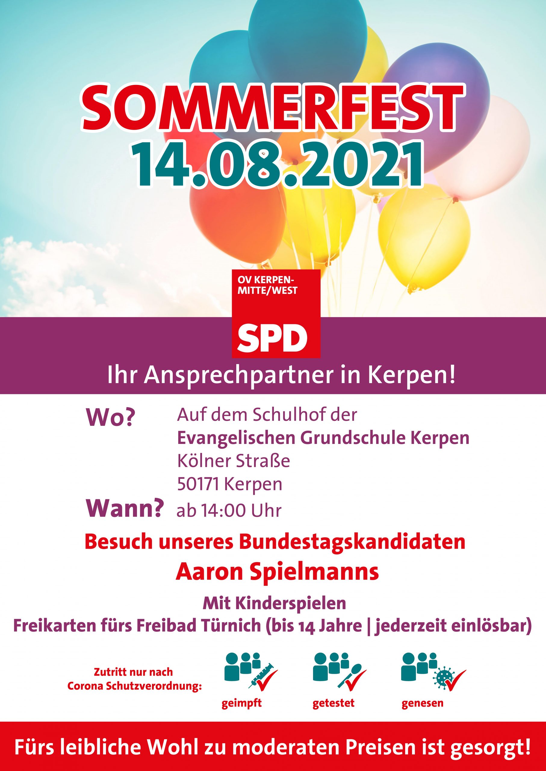 Sommerfest unter besonderen Bedingungen